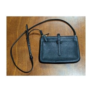 Annabel Ingall JoJo Zipper Crossbody in Black